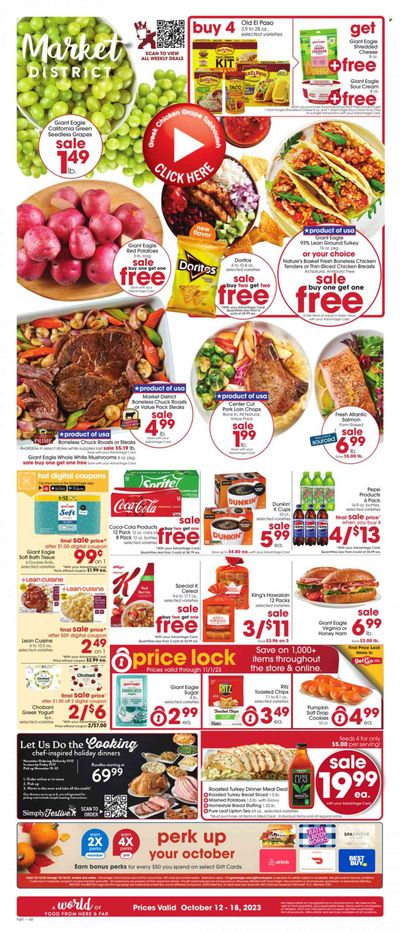Giant Eagle (OH) Weekly Ad Flyer Specials October 12 to October 18, 2023