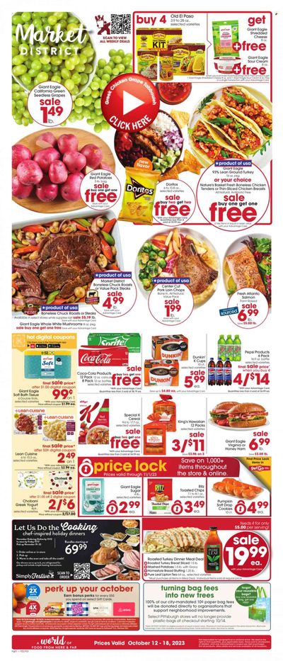 Giant Eagle (PA) Weekly Ad Flyer Specials October 12 to October 18, 2023
