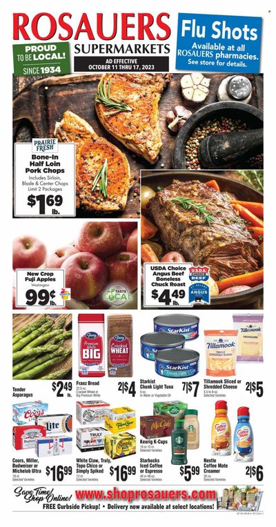 Rosauers (ID, MT, OR, WA) Weekly Ad Flyer Specials October 11 to October 17, 2023