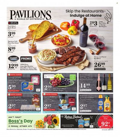 Pavilions (CA) Weekly Ad Flyer Specials October 11 to October 17, 2023