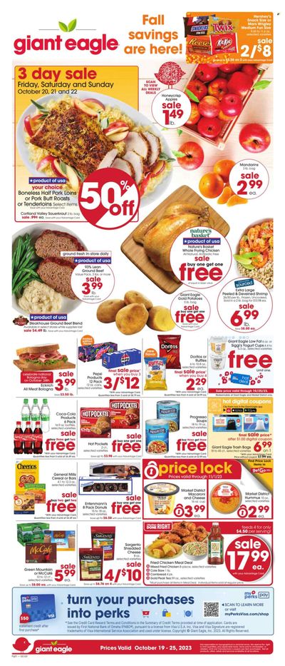 Giant Eagle (OH) Weekly Ad Flyer Specials October 19 to October 25, 2023