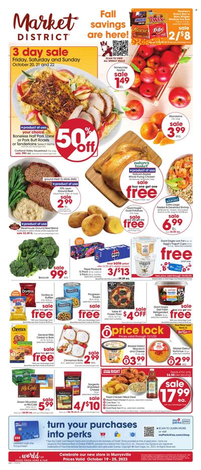 Giant Eagle (PA) Weekly Ad Flyer Specials October 19 to October 25, 2023