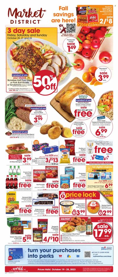 Giant Eagle (PA) Weekly Ad Flyer Specials October 19 to October 25, 2023