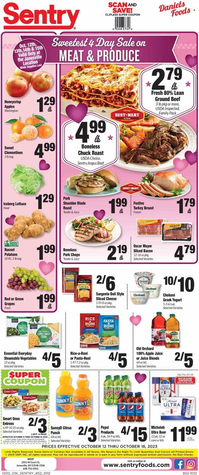 Sentry Foods (WI) Weekly Ad Flyer Specials October 12 to October 18, 2023