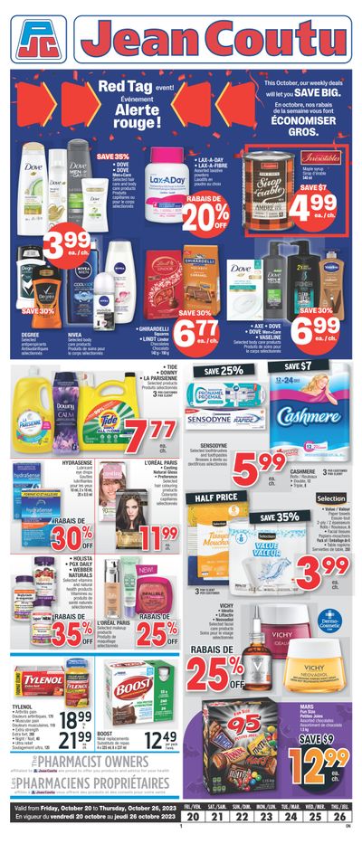Jean Coutu (ON) Flyer October 20 to 26