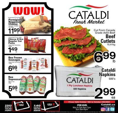 Cataldi Fresh Market Flyer October 18 to 24