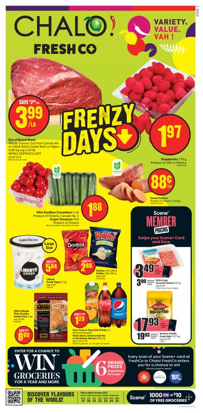 Chalo! FreshCo (ON) Flyer October 19 to 25