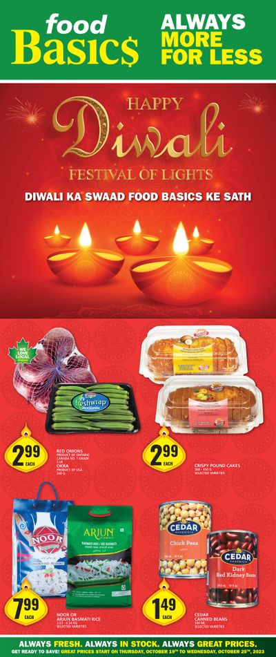 Food Basics Diwali Flyer October 19 to 25