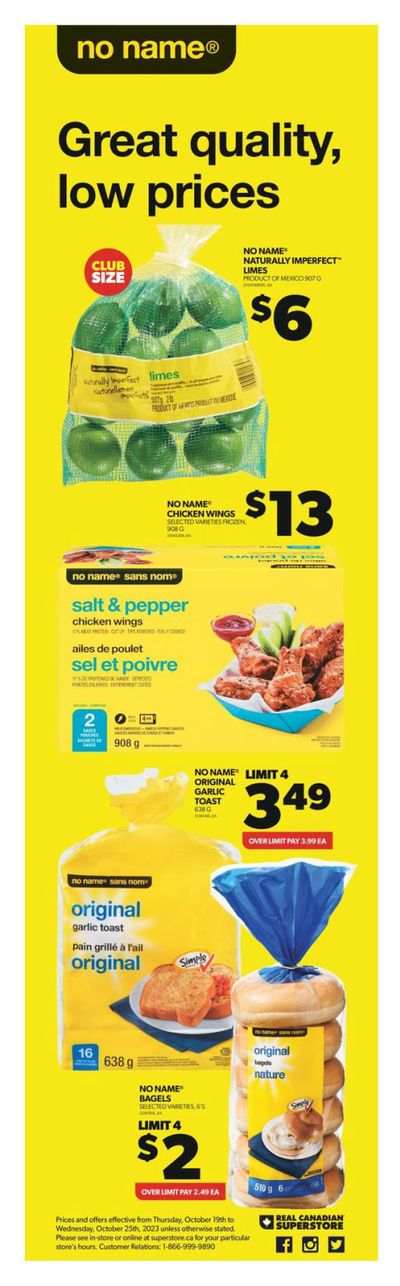 Real Canadian Superstore (West) Flyer October 19 to 25