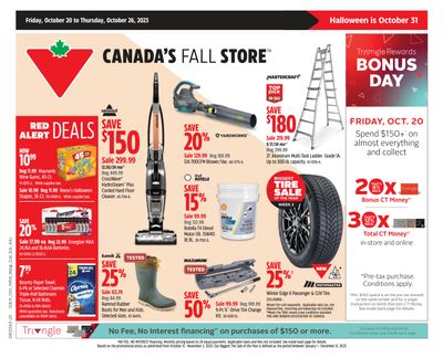 Canadian Tire (ON) Flyer October 20 to 26
