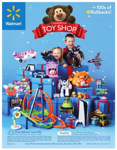 Walmart Toy Shop Flyer October 19 to December 24
