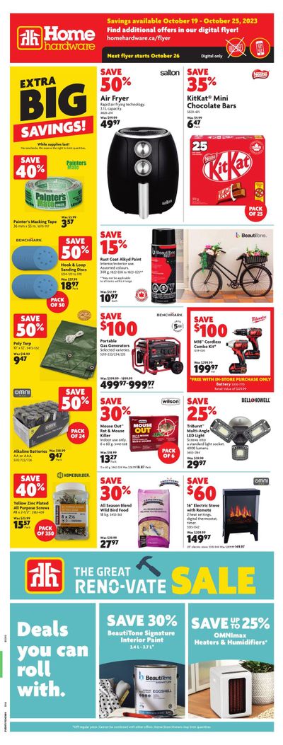 Home Hardware (ON) Flyer October 19 to 25