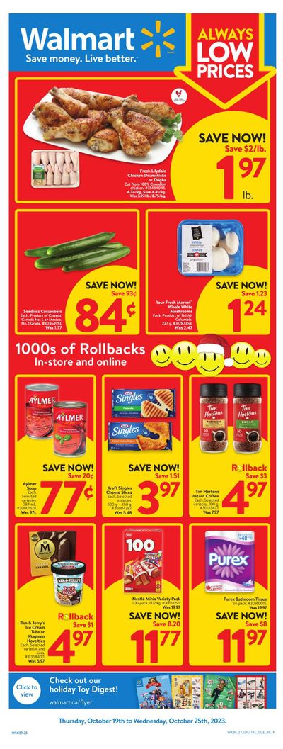 Walmart (West) Flyer October 19 to 25