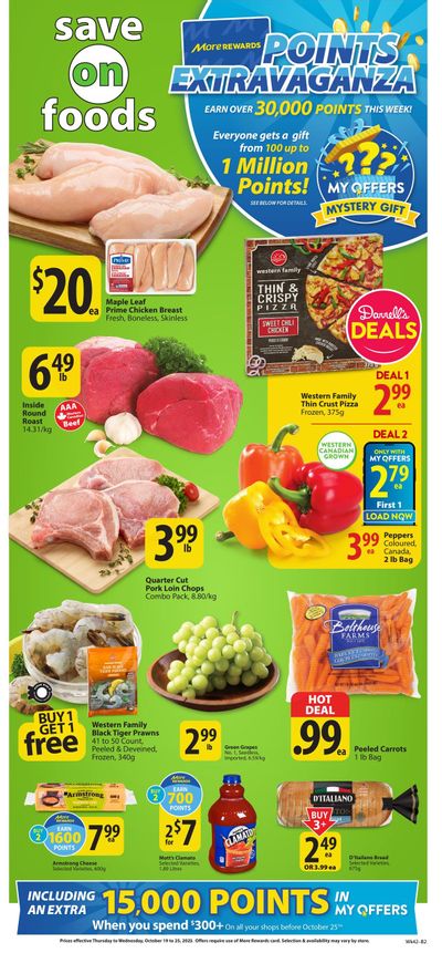 Save On Foods (AB) Flyer October 19 to 25