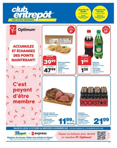 Wholesale Club (QC) Flyer October 19 to November 8