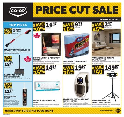 Co-op (West) Home Centre Flyer October 19 to 25