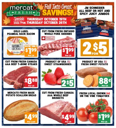 Mercato Fresh Flyer October 19 to 25