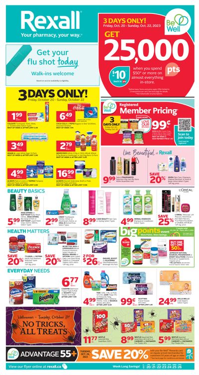 Rexall (AB, SK & MB) Flyer October 20 to 26