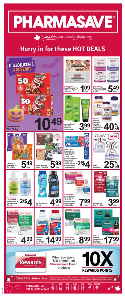 Pharmasave (West) Flyer October 20 to November 2