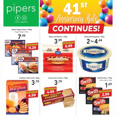 Pipers Superstore Flyer October 19 to 25