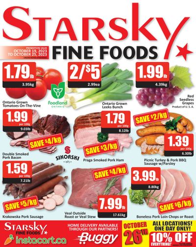 Starsky Foods Flyer October 19 to 25