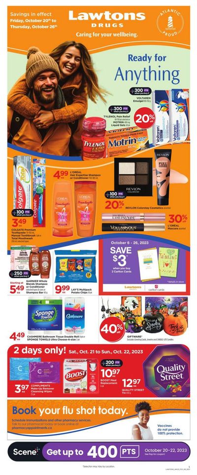 Lawtons Drugs Flyer October 20 to 26