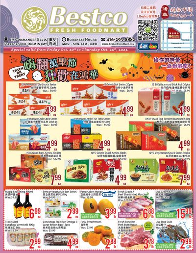 BestCo Food Mart (Scarborough) Flyer October 20 to 26