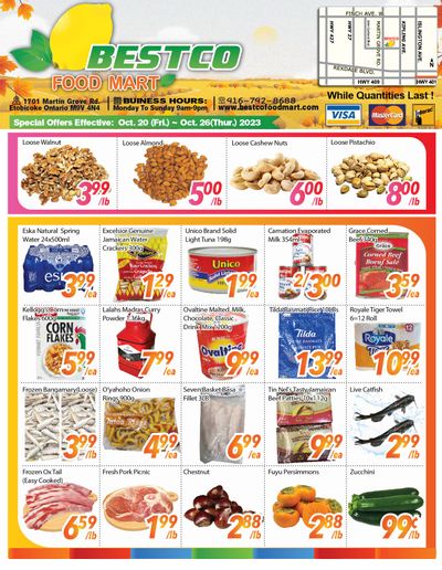 BestCo Food Mart (Etobicoke) Flyer October 20 to 26