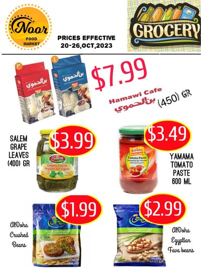 Noor Food Market Flyer October 20 to 26