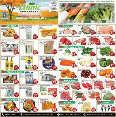 Ethnic Supermarket (Milton) Flyer October 20 to 26