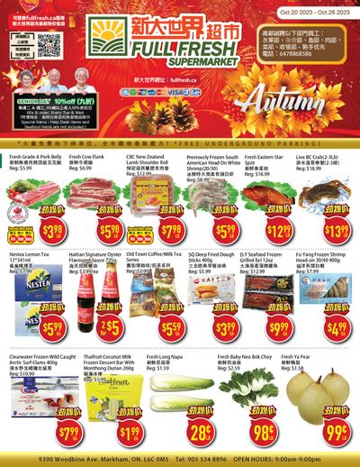 Full Fresh Supermarket Flyer October 20 to 26
