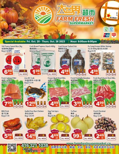 Farm Fresh Supermarket Flyer October 20 to 26