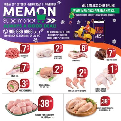 Memon Supermarket Flyer October 20 to 25