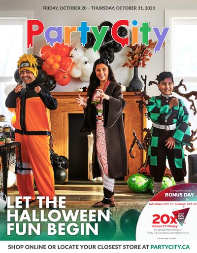 Party City Flyer October 20 to 31