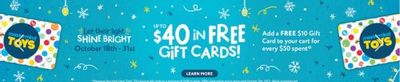 Mastermind Toys Canada Free Gift Card Event: Get A $10 Gift Card for Every $50 Spent