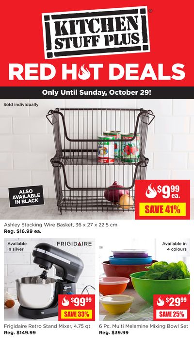 Kitchen Stuff Plus Red Hot Deals Flyer October 23 to 29