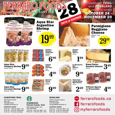 Ferraro Foods Monthly Flyer October 24 to November 20