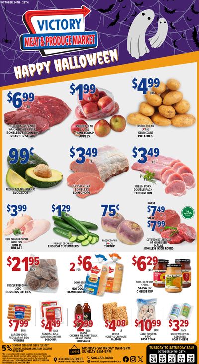 Victory Meat Market Flyer October 24 to 28