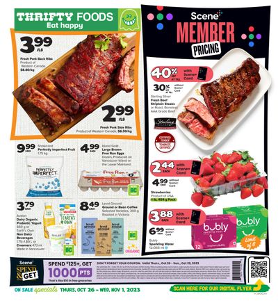 Thrifty Foods Flyer October 26 to November 1