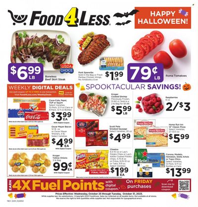 Food 4 Less (IL) Weekly Ad Flyer Specials October 25 to October 31, 2023