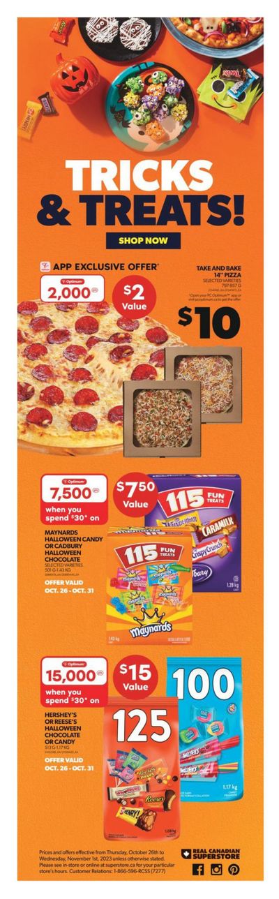 Real Canadian Superstore (ON) Flyer October 26 to November 1