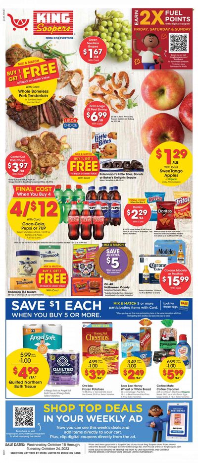 King Soopers (CO) Weekly Ad Flyer Specials October 18 to October 24, 2023
