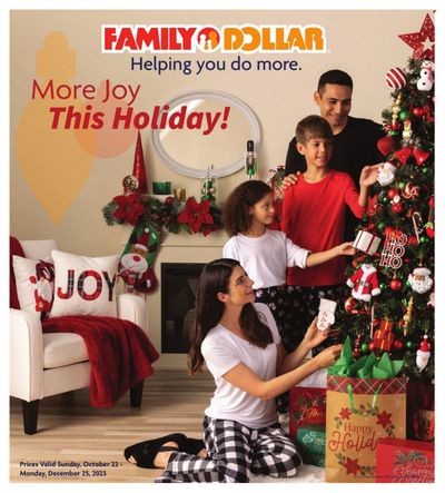 Family Dollar Weekly Ad Flyer Specials October 22 to December 25, 2023