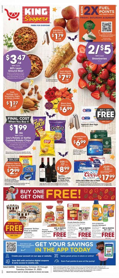 King Soopers (CO) Weekly Ad Flyer Specials October 25 to October 31, 2023