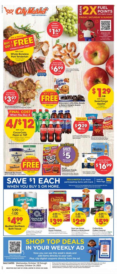 City Market (CO, UT, WY) Weekly Ad Flyer Specials October 18 to October 24, 2023