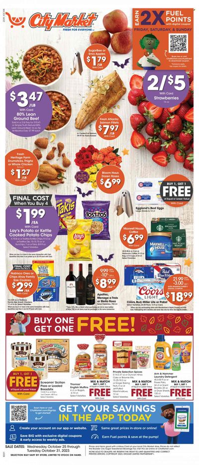 City Market (CO, UT, WY) Weekly Ad Flyer Specials October 25 to October 31, 2023