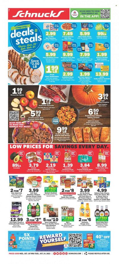 Schnucks (IA, IL, IN, MO) Weekly Ad Flyer Specials October 18 to October 24, 2023