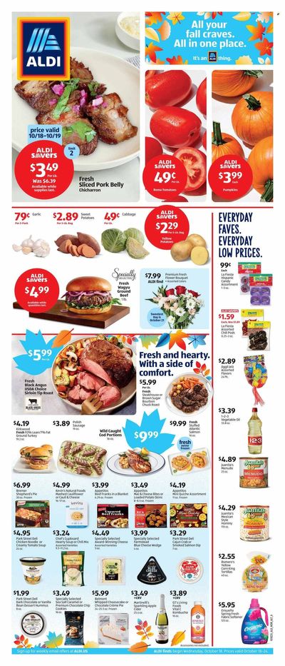 ALDI (CA) Weekly Ad Flyer Specials October 18 to October 24, 2023