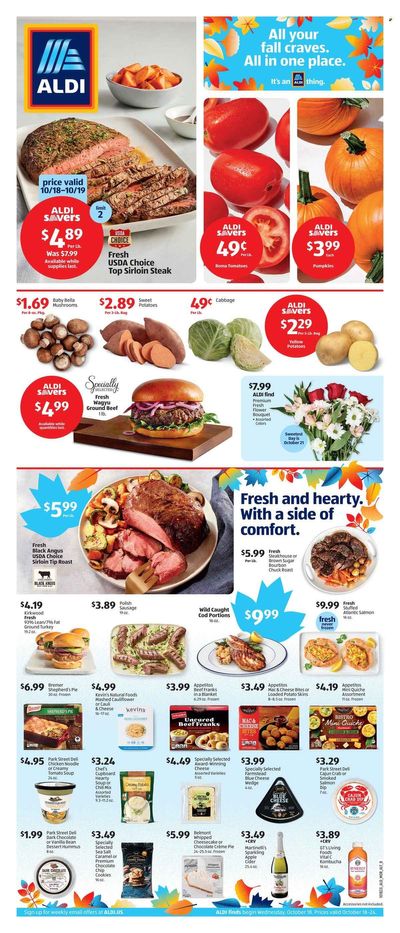 ALDI (CA) Weekly Ad Flyer Specials October 18 to October 24, 2023