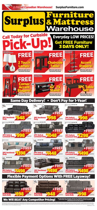 Surplus Furniture & Mattress Warehouse (Calgary) Flyer May 19 to 25